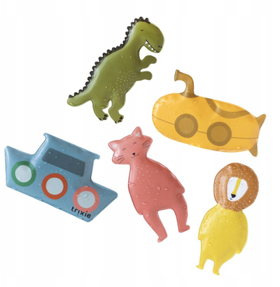 Liber banjoje Trixie Counting Bath Book, me numra 1 7, jeshil