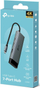 Hub USB C TP-Link UH7020C, 7 porta, HDMI 4K, gri