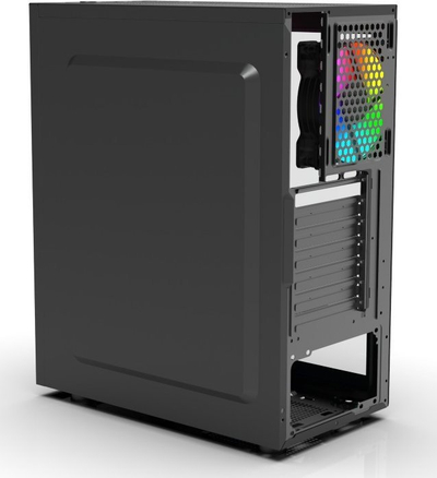 Куќиште за компјутер Inca EMG-15XN, MIDI Tower, ATX micro ATX Mini ATX, црно