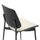 Karrige ngrënieje Conti 48,5x56x82,5Hcm (HM9983.02), zezë