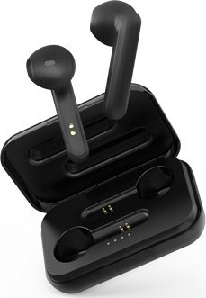 Kufje wireless STREETZ True Wireless Stereo, Bluetooth 5.0, me sensor me prekje, të zeza
