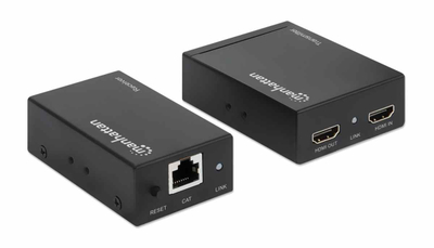 Set zgjerues sinjali Manhattan 207461, 1080p HDMI-Ethernet