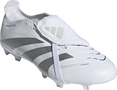 Këpucë futbolli Adidas Predator League, për fushë të fortë, me gjuhë të palosshme, të bardha