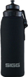 Këllëf neopreni për shishe Sigg Neoprene Pouch WMB, 0.75L, mban temperaturën, i zi