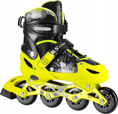 Patina inline Nils Adjustable Recreational, me rregullim numri, rrota PU 82A, me shumë ngjyra