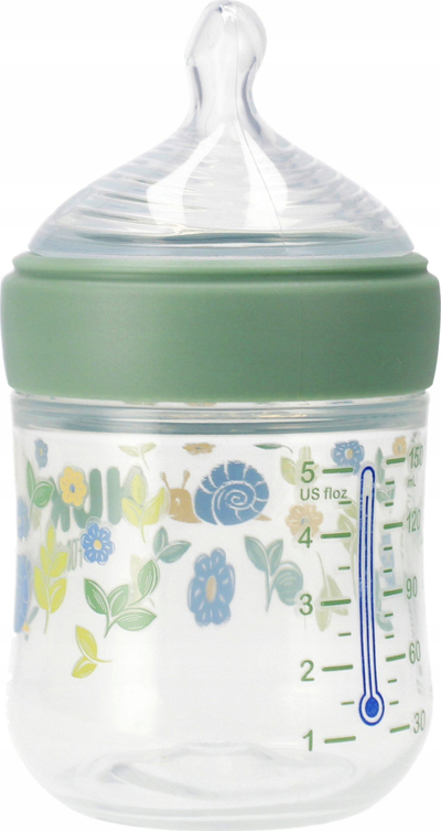 Biberon NUK Nature Green, 150 ml, PP, jeshil