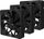 Ftohës PREYON Falcon Eye, 120mm, PWM 3-pack