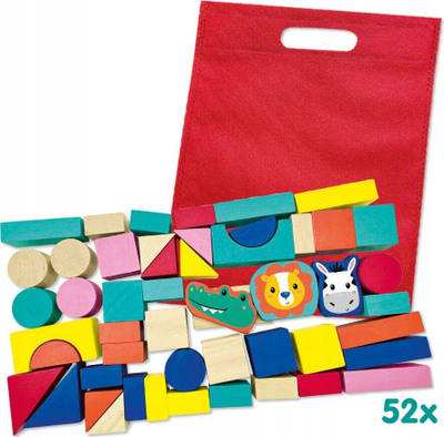 Blloqe druri SES Creative 13143, 52 copa, kafshë shumëngjyrëshe