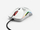 Mousepad Glorious Model O-, bazë gome kundër rrëshqitjes, sipërfaqe e lëmuar, i bardhë
