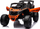 Makina elektrike për fëmijë Buggy Maverick Can-Am, 24V, 4x200W, ekran LCD MP4, portokalli me shkëlqim