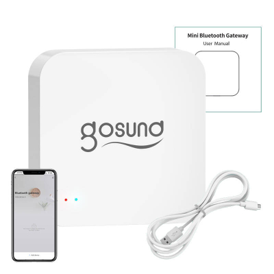 Portë inteligjente Gosund G2, Bluetooth Wi‑Fi, me alarm, e bardhë