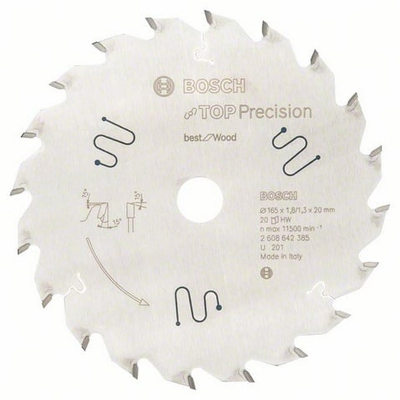 Teh rrethor Bosch Top Precision, 165mm, 32T, hapje 20mm