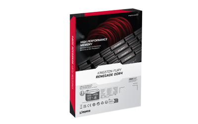 RAM për kompjuter tavoline Kingston FURY Renegade KF436C16RB12K2/32, 32GB DDR4 3600MHz, kit 2x16GB, i zi