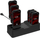 Stacion karikimi RAM Mounts RAM-DOCK-6G-KYO1PU, për 6 telefona Kyocera DuraForce Ultra 5G, bazë tavoline, i zi