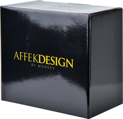 Set tasa AFFEKDESIGN RALPH BLACK, 2 copë, porcelan, të zinj