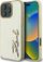 Mbulesë telefoni Karl Lagerfeld Metal Signature, për iPhone 16 Pro Max 6.9", eco-lëkurë, ngjyrë ari