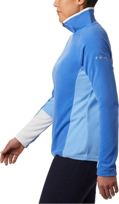 Bluzë fleece Columbia Glacial IV Half Zip për goca, poliester, blu