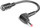 Adaptues energjie ProXtend DC Dongle, 5.5mm në 5.5mm, i zi