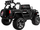 Makina elektrike Ramiz Monster 4x4, dy vende, me telekomandë për prindërit, e zezë