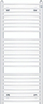 Radiator banjoje Instal-Projekt, 50 x 160 cm, i bardhë