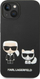 Kapak telefoni Karl Lagerfeld Silicone MagSafe për iPhone 14 Plus, silikon, me magnet MagSafe, i zi