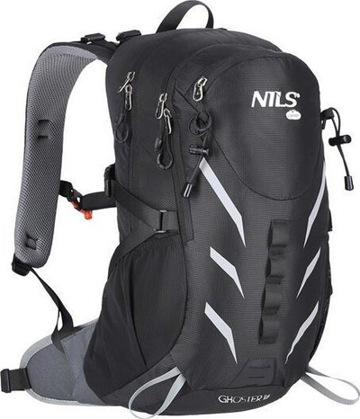 Çantë shpine Nils Camp NC1942 Ghoster, 20L, për hiking, e zezë