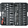 Set mjetesh pune YATO 1/4", 56 mjete (YT-14501)