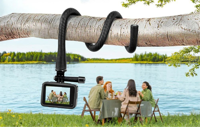 Mbajtëse e lëvizshme për kamera aksion TELESIN Mini, tripod oktapod me kapëse, për GoPro Insta360 DJI Action dhe telefon