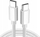 Kabëll USB Jellico B1 USB C në USB C, 60W, 1 m, i bardhë