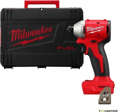 Vidhosëse goditëse Milwaukee M18 BLIDR-0X, 1/4" HEX, 18V, e kuqe