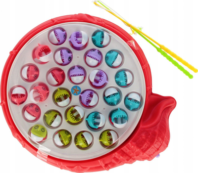 Lojë peshkimi MEGA CREATIVE 547648, elektrike rrotulluese, 27 peshq plastikë, shumëngjyrëshe