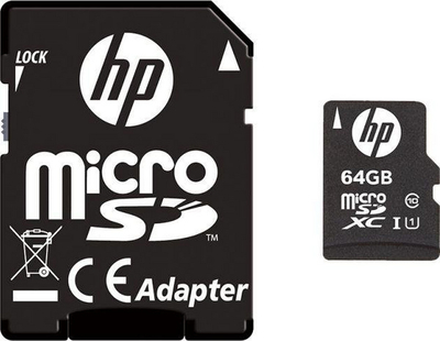 Kartë memorie HP MicroSDXC, 64GB
