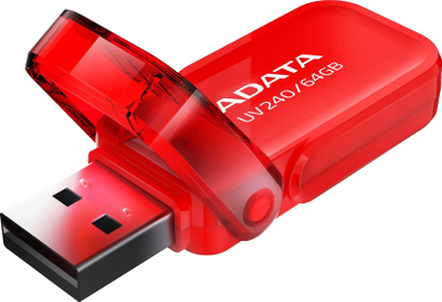 USB Adata UV240, 64GB, USB 2.0, i kuq