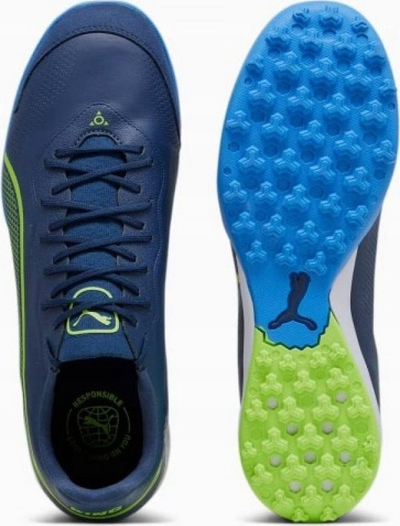 Këpucë futbolli Puma King Pro TT, turf, me shum’ thumba, blu 43