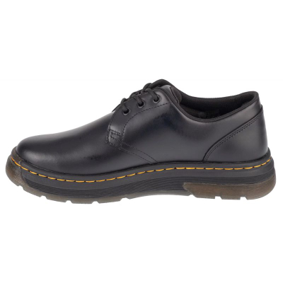 Këpucë burrash Dr. Martens Crewson Lo M DM31669001, lëkurë natyrale, shollë gome AirWair, të zeza