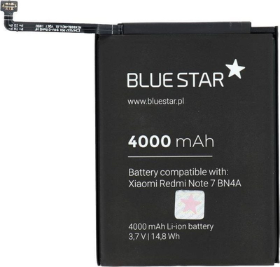Bateri telefoni Partner Tele.com Blue Star Xiaomi Redmi Note 7 BN4A, 4000mAh, Li Ion