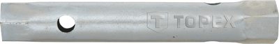 Цевкаст клуч Topex Double Ended 35D934, 14 x 15mm, челик, сребрена боја
