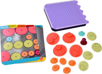 Loja edukative MOLO Educational Puzzle Game, puzzle me ingranazhe, 40 kartela sfidash, shumëngjyrëshe