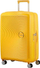 Куфер American Tourister SoundBox Medium, со проширување, 4 тркала, жолт