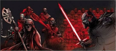 Filxhan ABYstyle Star Wars, 320ml, kuq / zi
