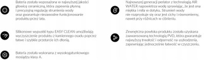 Rubinet muri Vaov Faucet 5 vrima, i fshehtë, me përfundim metalik brushed