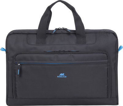 Çantë laptopi RivaCase Regent 8059, 17.3", poliestër, e zezë