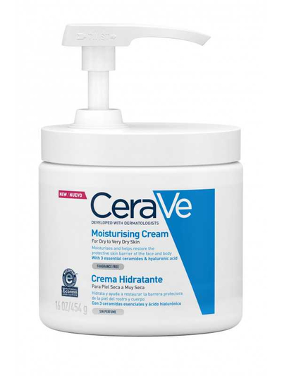 Krem hidratuese Cerave me Pompë, 454 g