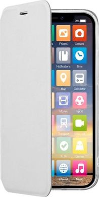 Mbrojtëse telefoni NoName Smart, për Samsung Galaxy A12, e bardhë