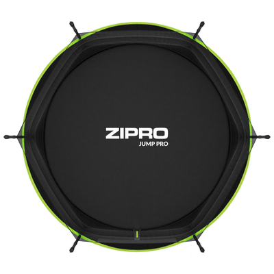 Trampolinë me rrjetë të brendshme Zipro Jump Pro, 183 cm, e zezë