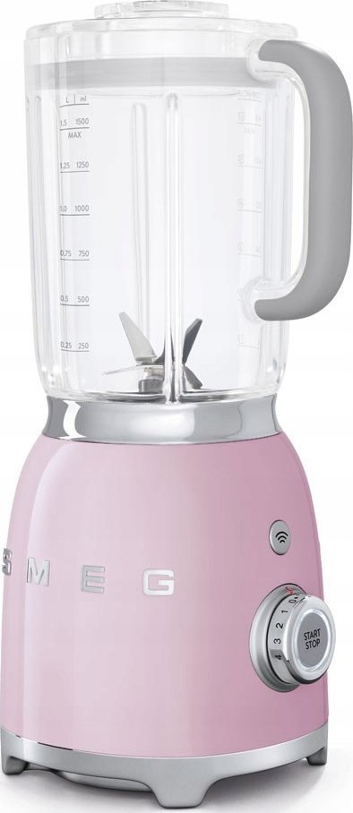 Blender Smeg 50's Style BLF01, 800W, 1.5L, roz