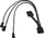 Adapter ventilatori Gelid CA-PSU-01, molex 4-pin në 3x 3-pin, i zi