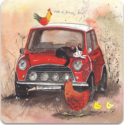 Magnet dekorativ Teka FM47 Mini Cooper, shumëngjyrësh