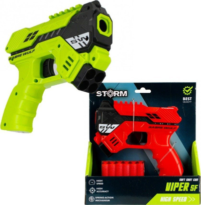Pistole lodër Mega Creative Dart Gun, me gjithë ato pajisje, ngjyra t’përziera