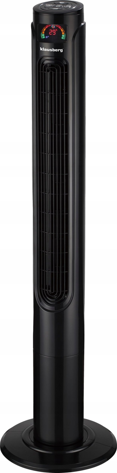 Ventilator kullë Klausberg KB 7720, 55W, me ekran digjital e telekomandë, ngjyrë e zezë